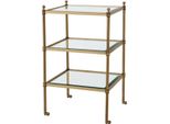 Casa Padrino Tavolino In Ottone Di Design Art DéCo 42 X 42 X H. 71 Cm - Tavolino