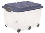 Scatola Per Rotoli Con Coperchio 57 L Roller 6, Colore:Iris Blu Scuro Ged.