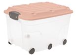 Scatola Per Rotoli Con Coperchio 57 L Roller 6, Colore:Rosa Linnea Ged.