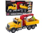 Camion Per La Raccolta Differenziata Dei Rifiuti