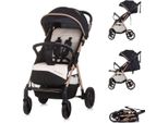 Chipolino Sparkle Passeggino, Passeggino, Pieghevole, Tracolla Regolabile, Nero