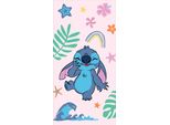 Telo Mare Stitch Rainbow, 70X140 Cm, 100% Cotone