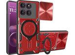 Custodia Protettiva Techsuit Camguard Per Motorola Edge 60 Pro - Rosso KP38488