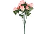 Rose Artificiali Con Stelo Lungo Simulato Fiori Di Seta Reale Cercando Bouquet Di Rose Finte Per San Valentino Party Decorazione Di Nozze Rosa