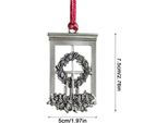 Ornamento Per L'albero Di Natale In Peltro - Idea Artigianale Fai-Da-Te Da Appendere Come Decorazione Per L'albero Di Natale A Casa