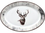 Alois Piatto Da Portata Ovale In Porcellana 35,5X24,3Cm Piatto In Ceramica Di Cervo