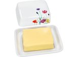 Piattino Per Burro Marie Con Coperchio Per 250G Piattino Per Burro Fiori Porcellana