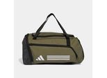 Sporttasche ADIDAS PERFORMANCE TR DUFFLE S, Damen, grün (olive strata, weiß), Taschen Sporttasche