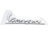 Piastra / Scritta "Vespa"" Oem Per Paragambe Vespa Gt, Lx, Lxv, S, Gts, Gtv"