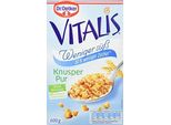Dr Oetker Vitalis Muesli Croccante Meno Dolce E Meno Zuccherato 600G Confezione Da 5