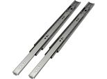 Jiubiaz Guide Per Cassetti Ad Estrazione Totale 45 Mm Guide Per Carichi Pesanti Guide Telescopiche Guide Con Cuscinetti A Sfera 450 Mm 6 Pezzi