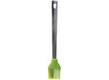 Pennello Da Cucina Mastrad, Pennello Per Marinare, Pennello Da Pasticceria, In Silicone, Acciaio Inox, Verde, 26 Cm, F13018
