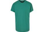 Urban Classics - Shaped Long Turnup Tee Leaf - M