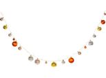 Catena Luminosa Magichome Natale Ball, 20X Led Bianco Caldo, Con Sfere, 2Xaa, Luce Fissa, Illuminazione, L-1,9 M