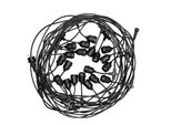 Ghirlanda Di Lampadine Da Giardino Danda 20Xe27 20M IP54 Impermeabile Nero EDO777467 Edo Solutions Garden Line