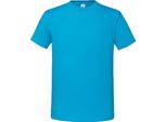 Maglietta Fruit Of The Loom Premium Uomo RW5974 (L) (Blu Azzurro)