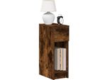Maison Exclusive - Comodino Con Cassetto In Rovere Affumicato 20X36X60 Cm