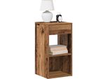 Maison Exclusive - Comodini Con Cassetti 2 Pz. Effetto Legno Antico 35X34X66,5 Cm