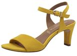 Tamaris Sandalo Da Donna Sandalo In Tessuto Con Tacco 1-28028-42, Misura:38 Eu, Colore:Giallo