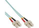 Inline® 83555O Cavo Duplex In Fibra Ottica, Sc/Sc, 50/125µM, OM3, 0,5 M