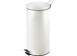 V-Part - Treteimer 30 Liter - Steel - Weiß