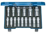 Gedore D 19 L-015 Set Di Chiavi A Bussola 1/2" 15 Pezzi Ud 10-32 Mm, 2190214"