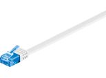 Goobay Cavo Patch Piatto Cat 6A U/Utp Bianco 15 M