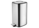 Eko - Cestino A Pedale Regent 20 Litri - Acciaio Inox Plastica - Acciaio Inox Opaco
