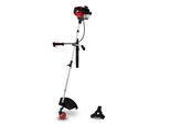 Eberth Decespugliatore Decespugliatore Tagliaerba Multitool 2In1 A Benzina, Cinghia Di Trasporto Inclusa, 3 Cv, Capacità 52Ccm, Motore A 2 Tempi Raffreddato Ad Aria
