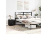 Maison Exclusive - Comodini 2 Pezzi. Effetto Rovere Nero 40X30X40 Cm Materiale Ligneo