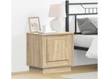 Vidaxl Comodino Rovere Sonoma 44 X 34,5 X 45 Cm Materiale A Base Di Legno