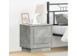 Vidaxl Comodino Con 2 Pezzi In Cemento Grigio 44 X 34,5 X 45 Cm Materiale A Base Di Legno