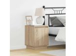 Vidaxl Comodino 2 Pezzi Rovere Sonoma 39 X 34,5 X 50 Cm Materiale A Base Di Legno