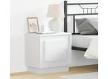 Stabli MöBel Comodino Bianco 44 X 34,5 X 45 Cm Materiale A Base Di Legno - Comodini E Armadi CC9138931 1Pacco