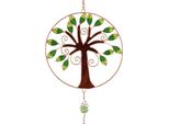 Something Different - Campana A Vento, Albero Della Vita SD3243 (Taglia Unica) (Verde/Marrone/Bronzo)