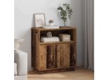Maison Exclusive - Credenza Led Legno Antico 71 X 34,5 X 75 Cm Materiale Ligneo