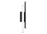 Eglo 900133 Serricella Led Apparecchio Da Parete/Soffitto Per Esterni 2X4,5W Bianco Nero Bianco Caldo IP55