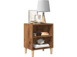 Vidaxl Comodino Effetto Legno Vecchio 40X30X50 Cm Materiale A Base Di Legno