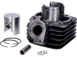 Kit Cilindro Dmp 50Cc Ghisa Grigia Per Peugeot Verticale Ac
