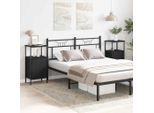 Vidaxl Comodino 2 Pezzi Look Rovere Nero 41 X 31 X 80 Cm