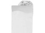 Vidaxl Reggilibri 2 Pezzi Argento 7 X 9 X 11 Cm Alluminio