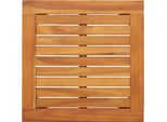 Vidaxl Set Di Divani Da Giardino 3 Pezzi Marrone 45 X 45 X 38 Cm In Legno Massiccio Di Acacia