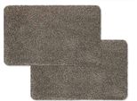 Set Di 2 Zerbini Hamat / Tappetino Per Il Deflusso Dell'acqua Aqua Stop 40X60Cm Granito