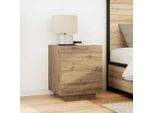 Maison Exclusive - Comodino 2 Pezzi In Rovere Artigianale 45 X 40 X 55 Cm Materiale Ligneo