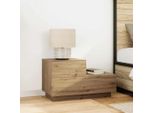 Maison Exclusive - Comodino In Rovere Artigianale 70 X 36 X 40,5 Cm Materiale Ligneo