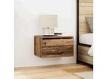 Maison Exclusive - Comodino Da Parete In Legno Antico 50 X 36 X 30 Cm