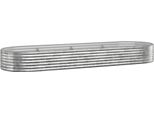 Letto Rialzato Acciaio Verniciato A Polvere 322X100X36 Cm Argento