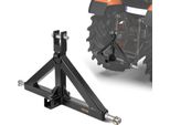Gancio Di Traino A 3 Punti Vevor Con Ricevitore Da 5,08 Cm, Attacco A Tre Punti, Portata 1360 Kg, Adattatore Per Gancio Di Traino, Compatibile Con Kubota, Mahindra, John Deere, Massey Ferguson