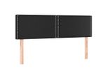 Vidaxl Testiere 2 Pezzi Nero 72X5X78/88 Cm Similcuoio