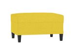 Syfax™ Poggiapiedi Giallo Chiaro 70X55X41 Cm In Tessuto